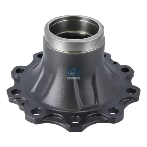Wheel hub, without bearings, for drum brake