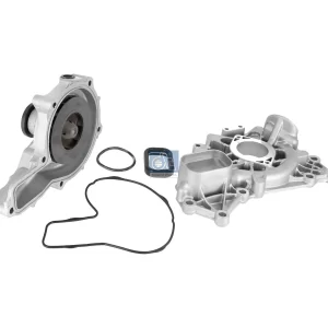 Water pump, complete with housing